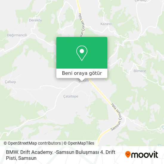 BMW. Drift Academy. -Samsun Buluşması 4. Drift Pisti harita