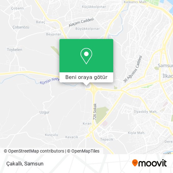 Çakallı harita