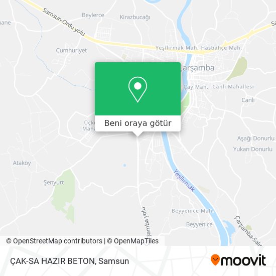 ÇAK-SA HAZIR BETON harita