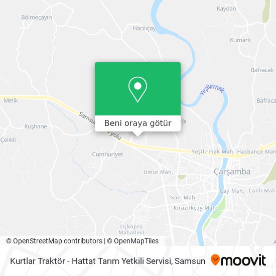 Kurtlar Traktör - Hattat Tarım Yetkili Servisi harita