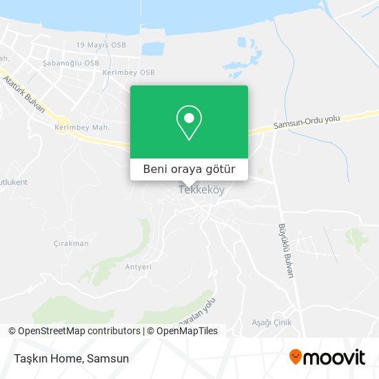 Taşkın Home harita