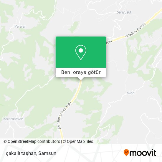 çakallı taşhan harita