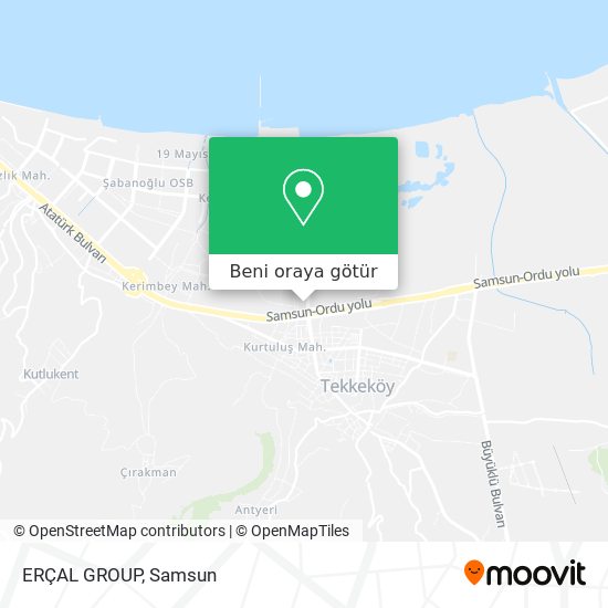 ERÇAL GROUP harita