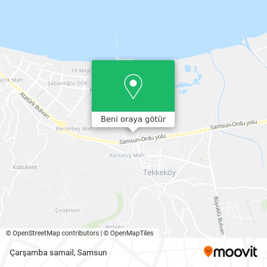 Çarşamba samail harita