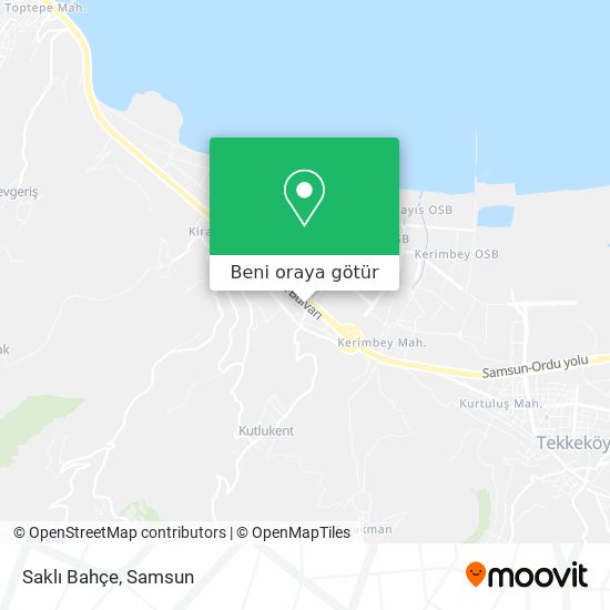 Saklı Bahçe harita