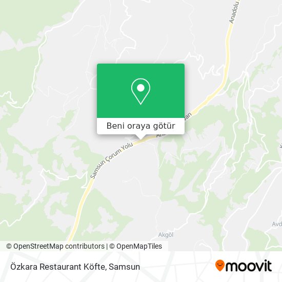 Özkara Restaurant Köfte harita