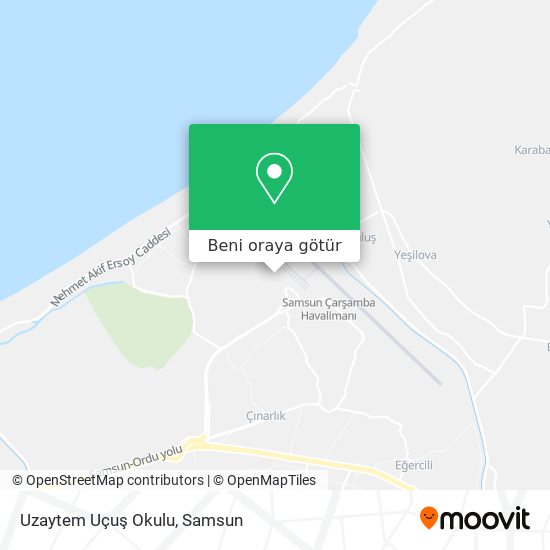 Uzaytem Uçuş Okulu harita