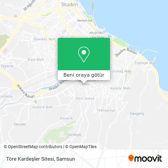 Töre Kardeşler Sitesi harita