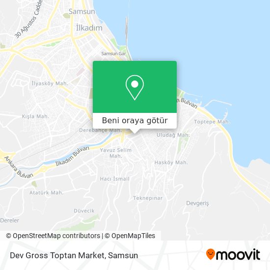 Dev Gross Toptan Market harita