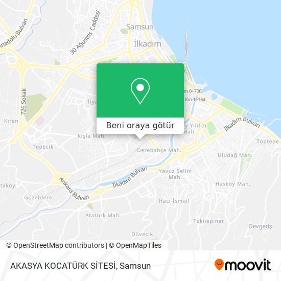 AKASYA KOCATÜRK SİTESİ harita