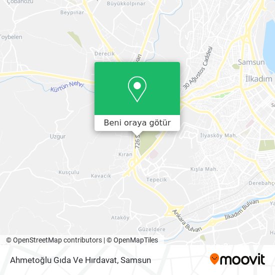 Ahmetoğlu Gıda Ve Hırdavat harita