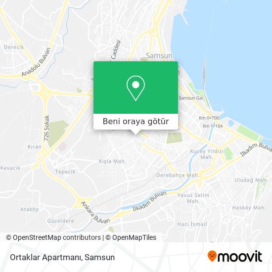 Ortaklar Apartmanı harita
