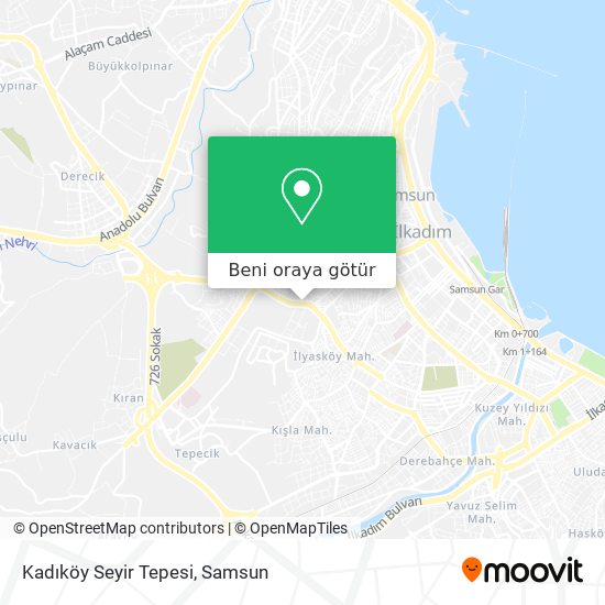 Kadıköy Seyir Tepesi harita