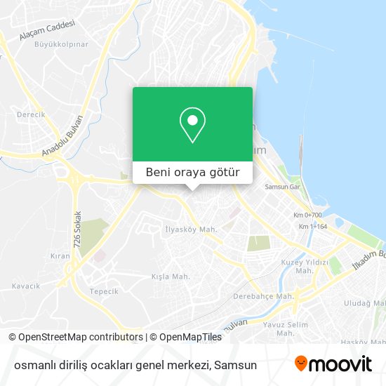 osmanlı diriliş ocakları genel merkezi harita