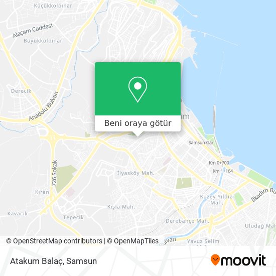 Atakum Balaç harita