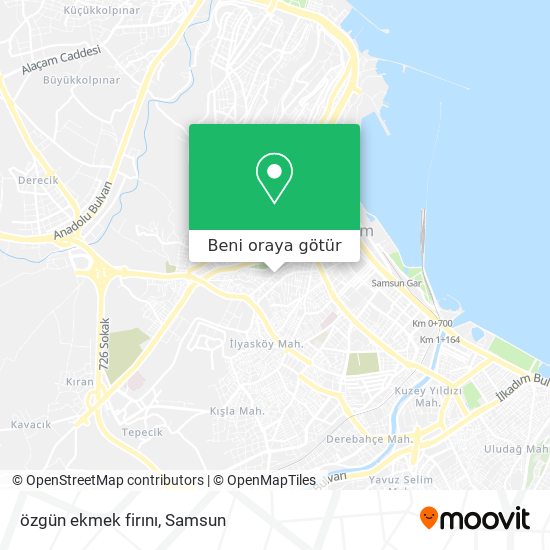 özgün ekmek firını harita