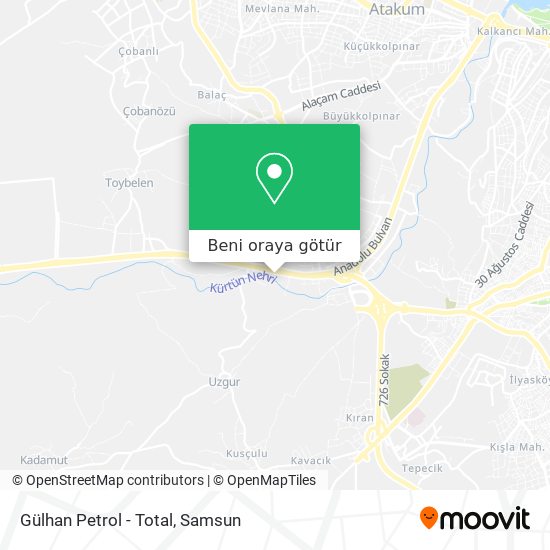 Gülhan Petrol - Total harita