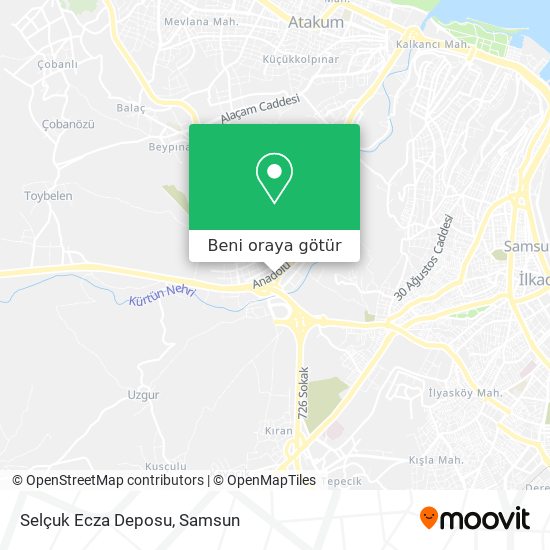 Selçuk Ecza Deposu harita