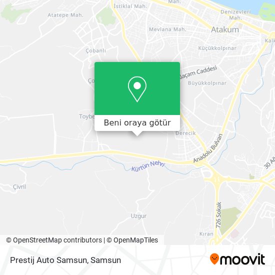 Prestij Auto Samsun harita