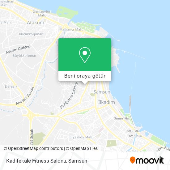 Kadifekale Fitness Salonu harita