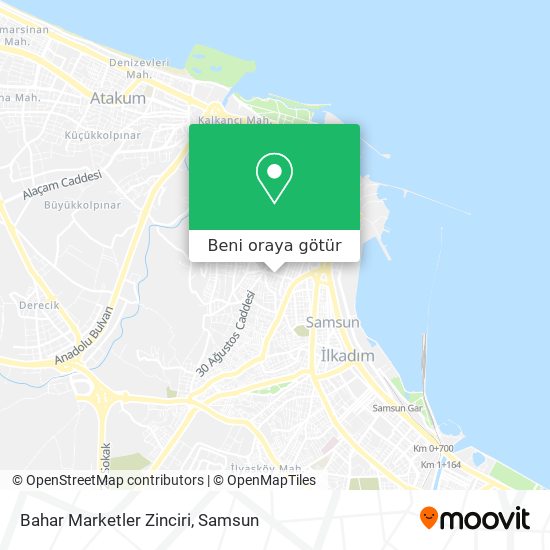 Bahar Marketler Zinciri harita