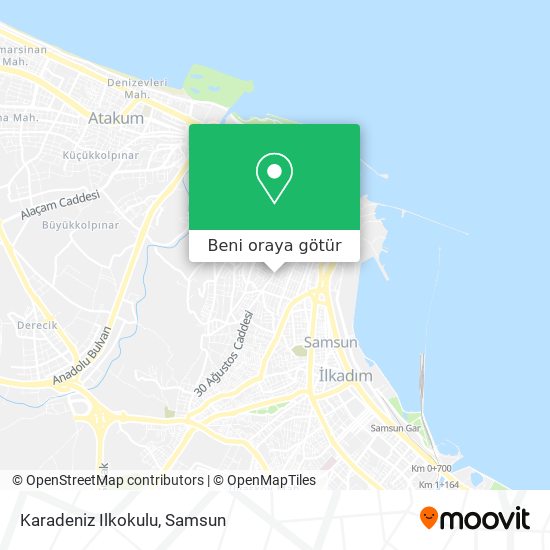 Karadeniz Ilkokulu harita