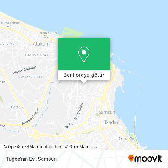 Tuğçe'nin Evi harita