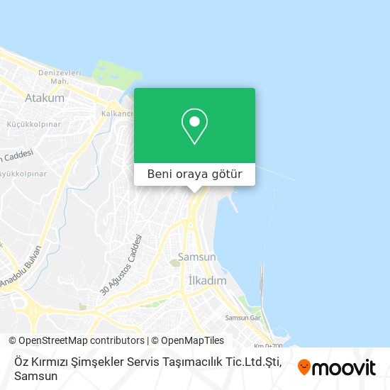 Öz Kırmızı Şimşekler Servis Taşımacılık Tic.Ltd.Şti harita