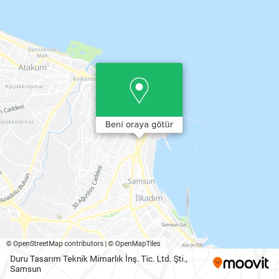 Duru Tasarım Teknik Mimarlık İnş. Tic. Ltd. Şti. harita