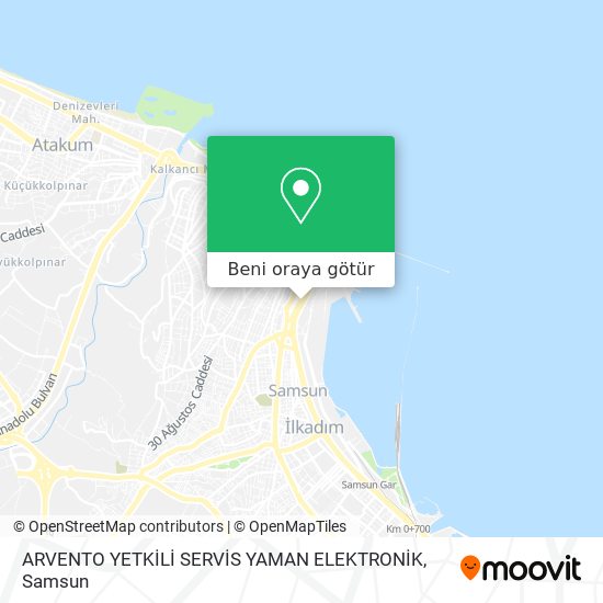 ARVENTO YETKİLİ SERVİS YAMAN ELEKTRONİK harita