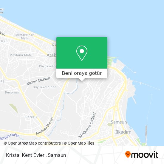 Kristal Kent Evleri harita