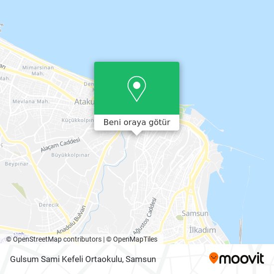 Gulsum Sami Kefeli Ortaokulu harita