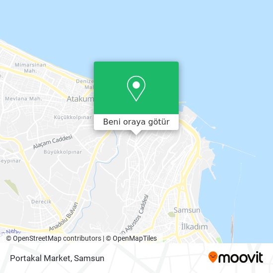 Portakal Market harita