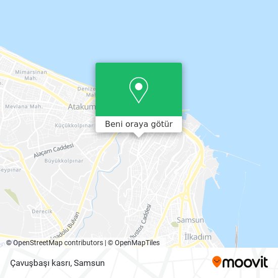 Çavuşbaşı kasrı harita