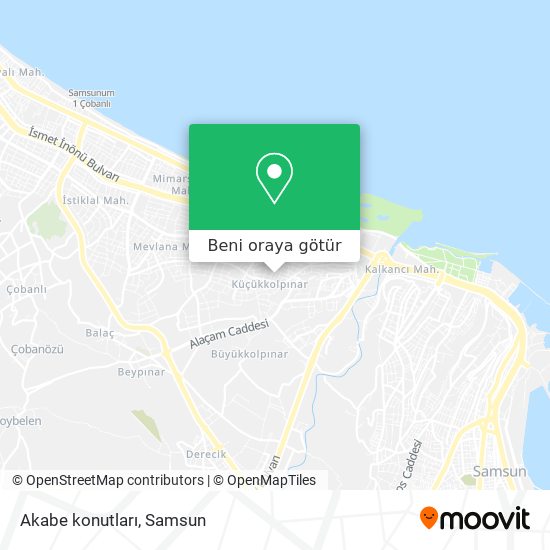 Akabe konutları harita