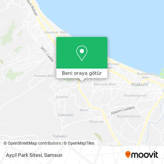 Ayçil Park Sitesi harita
