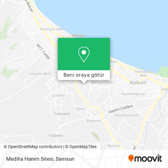 Mediha Hanım Sitesi harita
