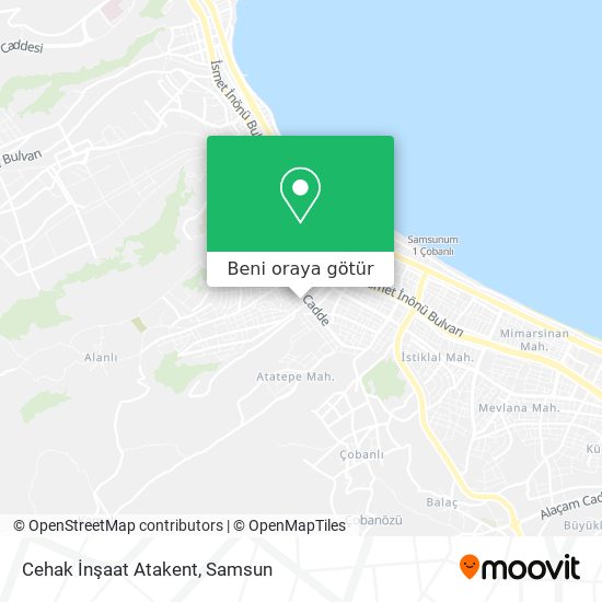 Cehak İnşaat Atakent harita