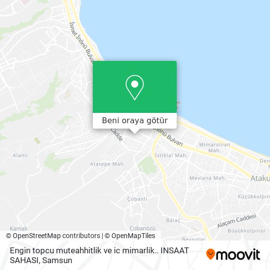 Engin topcu muteahhitlik ve ic mimarlik.. INSAAT SAHASI harita