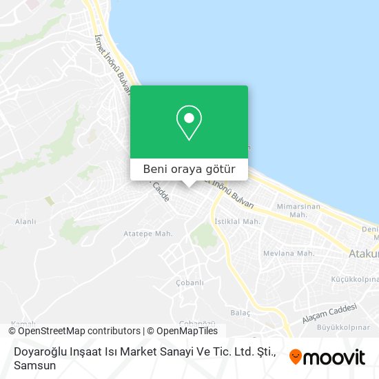 Doyaroğlu Inşaat Isı Market Sanayi Ve Tic. Ltd. Şti. harita