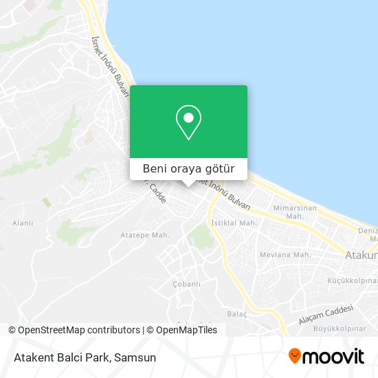 Atakent Balci Park harita
