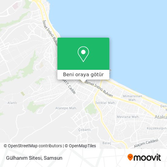 Gülhanım Sitesi harita