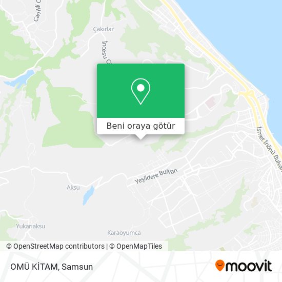 OMÜ KİTAM harita