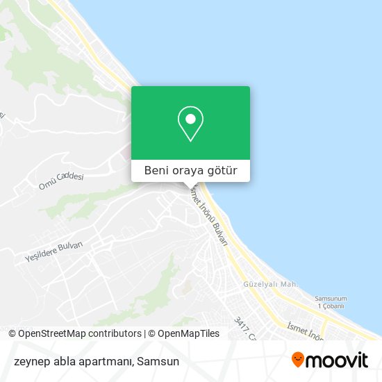zeynep abla apartmanı harita