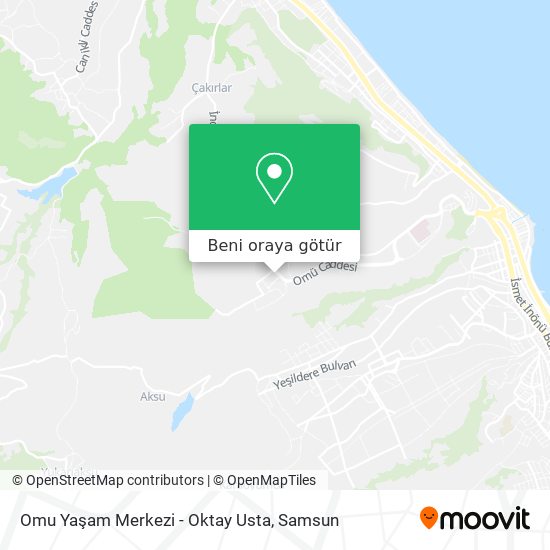 Omu Yaşam Merkezi - Oktay Usta harita