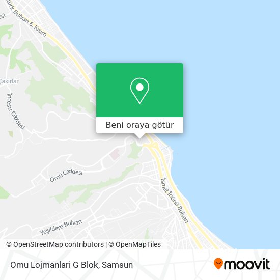 Omu Lojmanlari G Blok harita