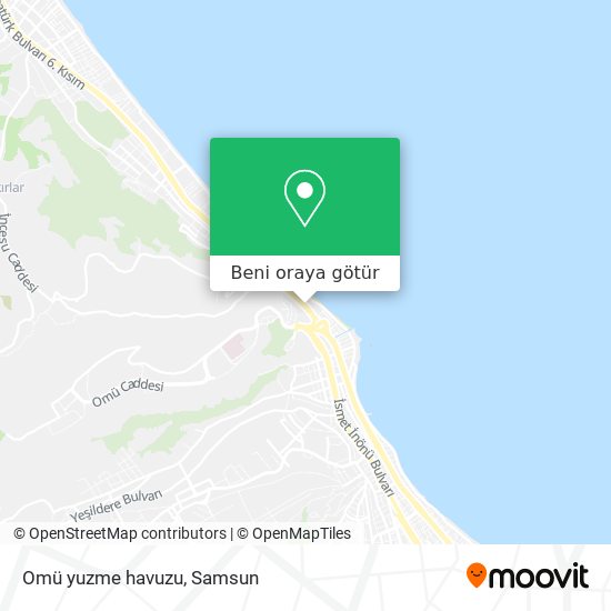 Omü yuzme havuzu harita