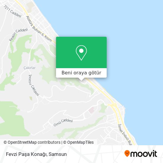 Fevzi Paşa Konağı harita