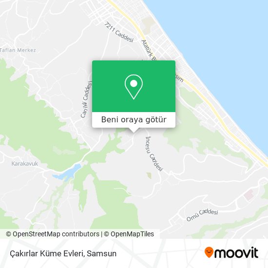 Çakırlar Küme Evleri harita