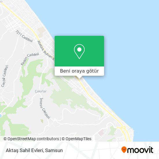 Aktaş Sahil Evleri harita